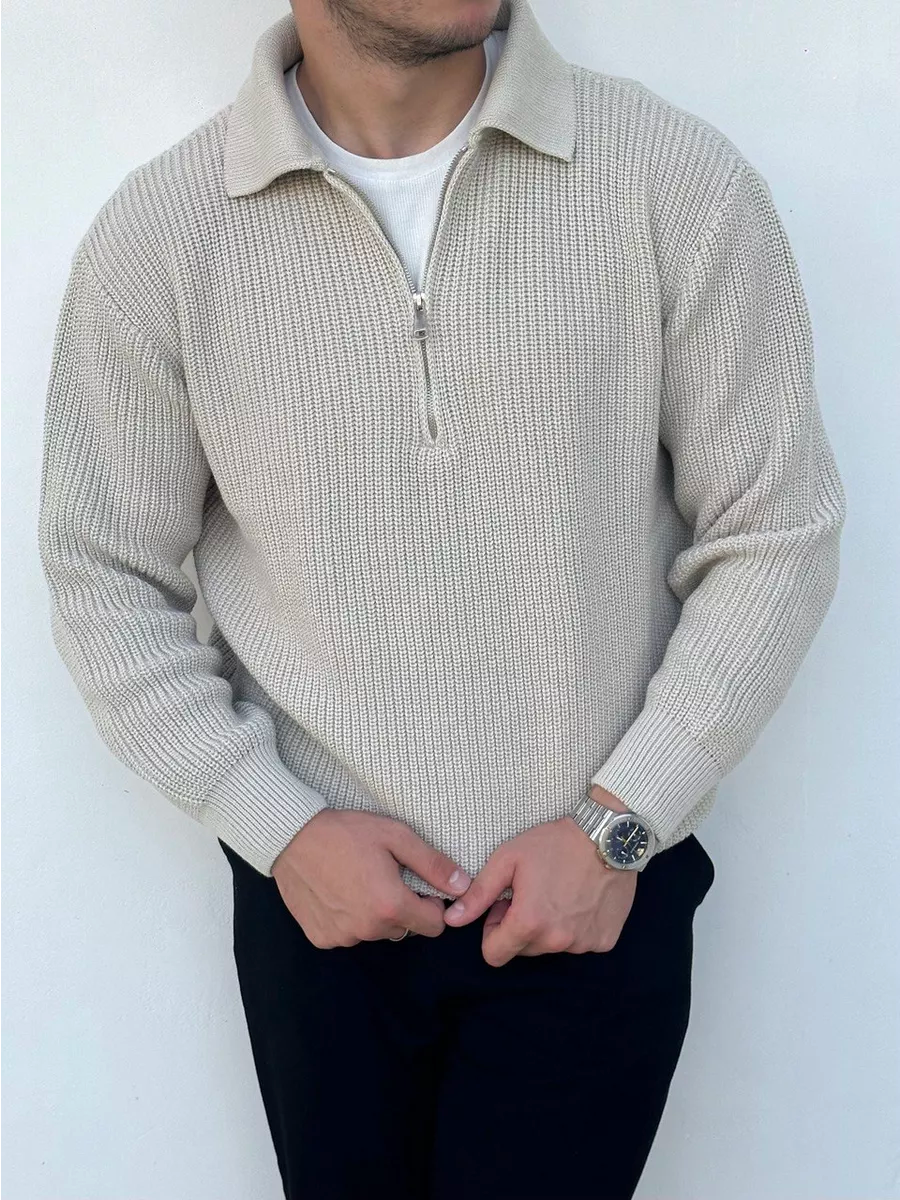 THE FABIO HALF ZIP SWEATER