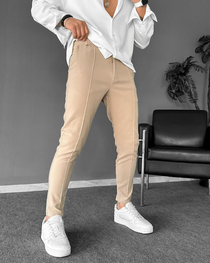 Prestigio | Wrinkle-Free Slim Fit Trousers