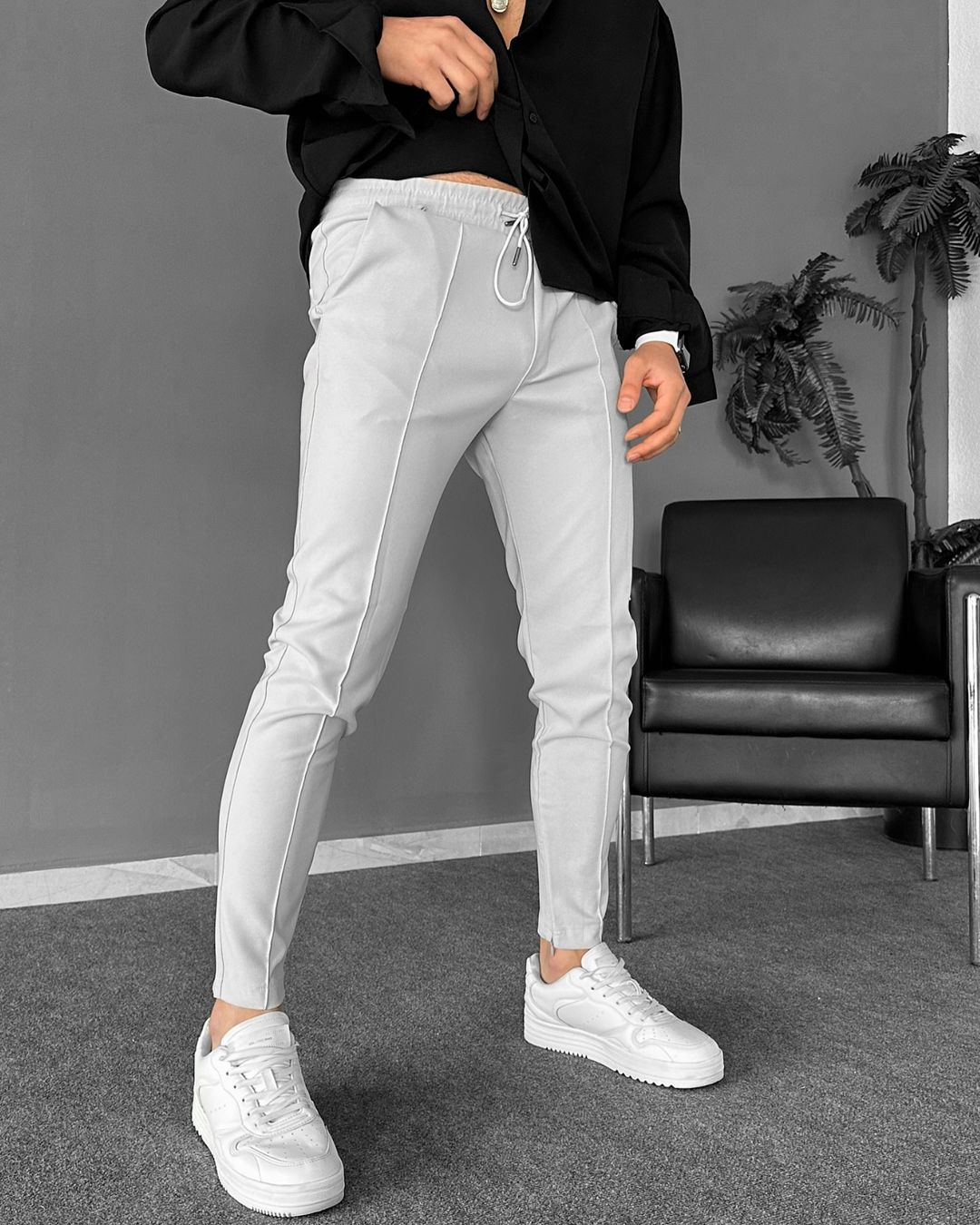 Prestigio | Wrinkle-Free Slim Fit Trousers