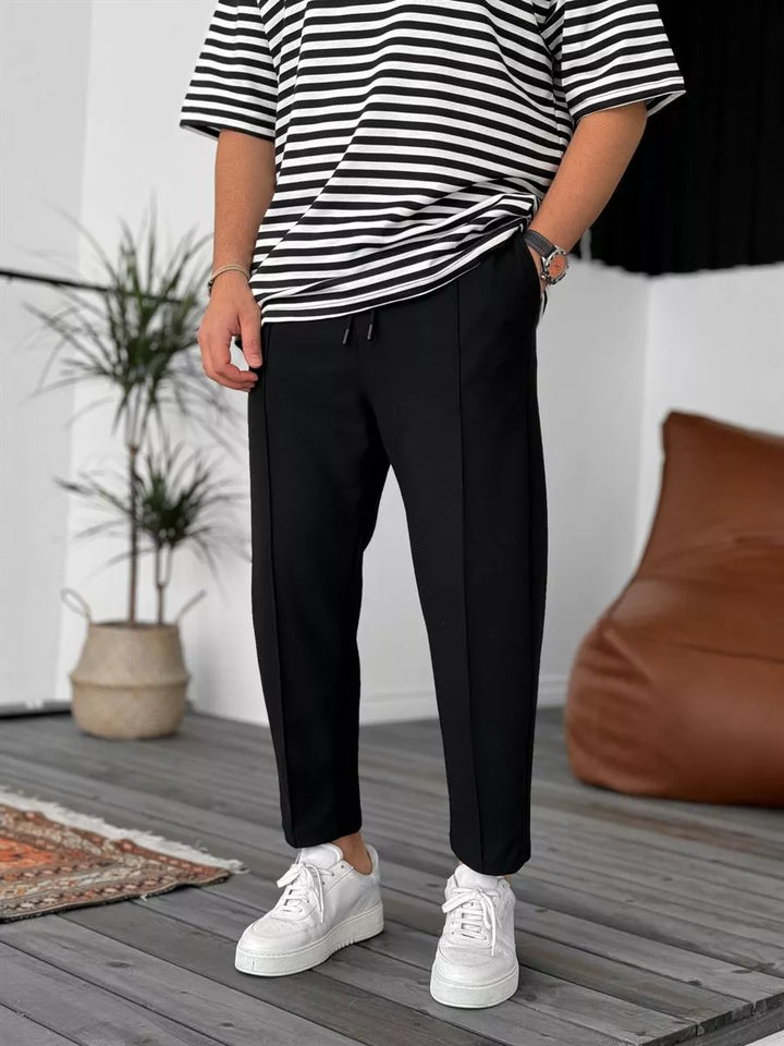 Veneto | Wrinkle-free Relaxed Fit Trousers