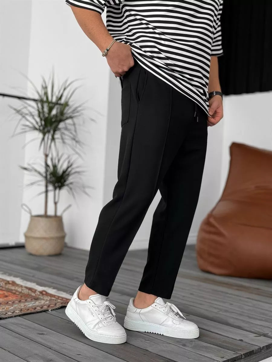 Veneto | Wrinkle-free Relaxed Fit Trousers