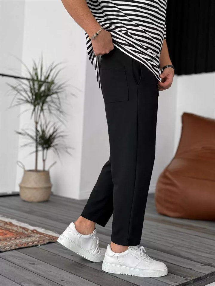 Veneto | Wrinkle-free Relaxed Fit Trousers