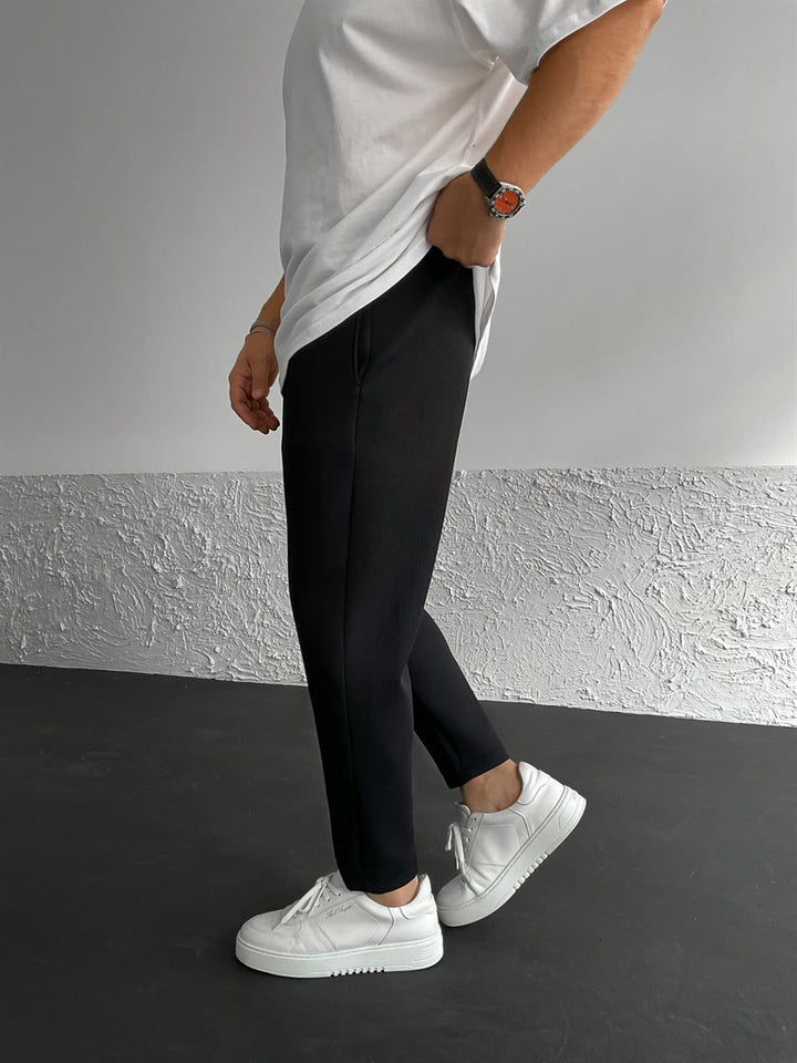 Veneto | Wrinkle-free Relaxed Fit Trousers