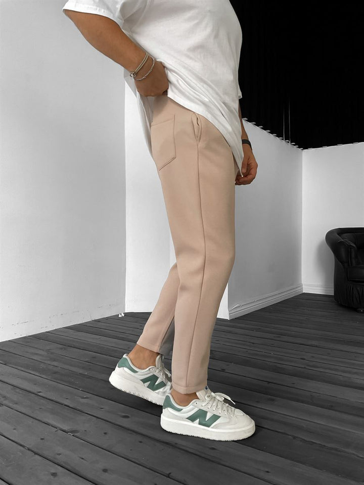 Veneto | Wrinkle-free Relaxed Fit Trousers